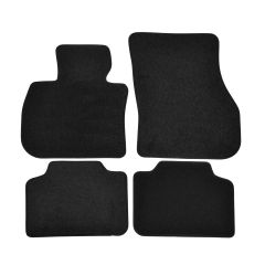 | Tapis de sol de qualité supérieure noir pour BMW X1 U11 depuis 2022 4 pcs, Ajustement Précis, Base Antidérapante, Avant et Arrière, Avec Attaches