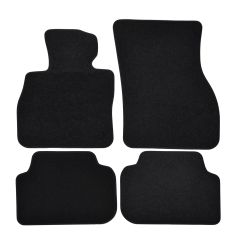 | Tapis de sol de qualité supérieure noir pour Mini Clubman F54 depuis 2016 4 pcs, Ajustement Précis, Base Antidérapante, Avant et Arrière, Avec Attaches
