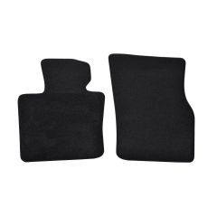 | Tapis de sol de qualité supérieure noir pour Mini Cooper depuis 2014 2 pcs, Ajustement Précis, Base Antidérapante, Avant et Arrière, Avec Attaches