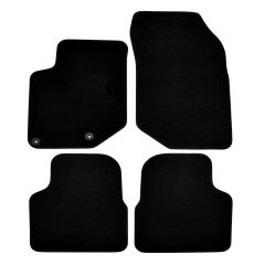 | Tapis de sol de qualité supérieure noir pour DS3 DS3 Crossback depuis 2020 4 pcs, Ajustement Précis, Base Antidérapante, Avant et Arrière, Avec Attaches
