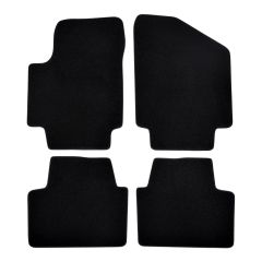 | Tapis de sol de qualité supérieure noir pour Dongfeng Series 3 depuis 2020 (Électrique) 4 pcs, Ajustement Précis, Base Antidérapante, Avant et Arrière, Avec Attaches