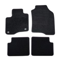 J&J AUTOMOTIVE | PREMIUM Tapis De Sol Noir Velours Sur Mesure Pour Panda 2012-2016 4pcs