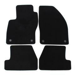 | Tapis de sol de qualité supérieure noir pour Ford Focus 2011-2017 4 pcs, Ajustement Précis, Base Antidérapante, Avant et Arrière, Avec Attaches
