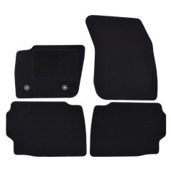 | Tapis de sol de qualité supérieure noir pour Ford Mondeo 2015-2022 4 pcs, Ajustement Précis, Base Antidérapante, Avant et Arrière, Avec Attaches