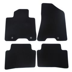 | Tapis de sol de qualité supérieure noir pour Hyundai Tucson 2015-2020 4 pcs, Ajustement Précis, Base Antidérapante, Avant et Arrière, Avec Attaches