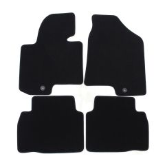 | Tapis de sol de qualité supérieure noir pour ix35 2010-2015 4 pcs, Ajustement Précis, Base Antidérapante, Avant et Arrière, Avec Attaches