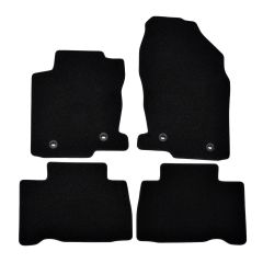 | Tapis de sol de qualité supérieure noir pour Lexus Lexus NX 2014-2021 4 pcs, Ajustement Précis, Base Antidérapante, Avant et Arrière, Avec Attaches