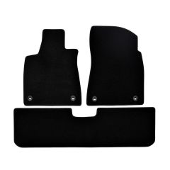 | Tapis de sol de qualité supérieure noir pour Lexus Lexus RX 2015-2022 4 pcs, Ajustement Précis, Base Antidérapante, Avant et Arrière, Avec Attaches