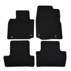 | Tapis de sol de qualité supérieure noir pour Mazda MX-30 depuis 2021 4 pcs, Ajustement Précis, Base Antidérapante, Avant et Arrière, Avec Attaches
