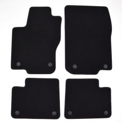 | Tapis de sol de qualité supérieure noir pour Mercedes ML GLE W166 2015-2019 4 pcs, Ajustement Précis, Base Antidérapante, Avant et Arrière, Avec Attaches