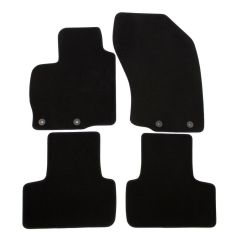 | Tapis de sol de qualité supérieure noir pour Mitsubishi ASX 2010-2018 4 pcs, Ajustement Précis, Base Antidérapante, Avant et Arrière, Avec Attaches