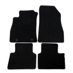 | Tapis de sol de qualité supérieure noir pour Nissan Juke 2010-2018 4 pcs, Ajustement Précis, Base Antidérapante, Avant et Arrière, Avec Attaches