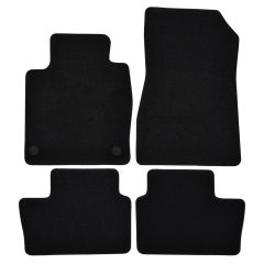 | Tapis de sol de qualité supérieure noir pour Nissan Juke depuis 2019 4 pcs, Ajustement Précis, Base Antidérapante, Avant et Arrière, Avec Attaches