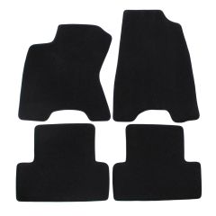 | Tapis de sol de qualité supérieure noir pour Nissan X-Trail 2007-2013 4 pcs, Ajustement Précis, Base Antidérapante, Avant et Arrière, Avec Attaches