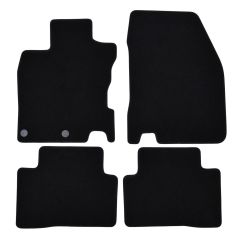 | Tapis de sol de qualité supérieure noir pour Nissan X-Trail 2017-2020 4 pcs, Ajustement Précis, Base Antidérapante, Avant et Arrière, Avec Attaches