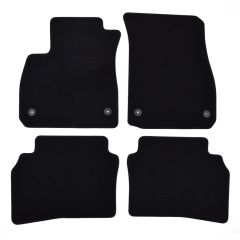 | Tapis de sol de qualité supérieure noir pour Opel Insignia depuis 2017 4 pcs, Ajustement Précis, Base Antidérapante, Avant et Arrière, Avec Attaches