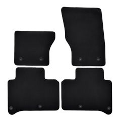 | Tapis de sol de qualité supérieure noir pour Land Rover Rover Sport 2013-2022 4 pcs, Ajustement Précis, Base Antidérapante, Avant et Arrière, Avec Attaches