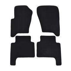 | Tapis de sol de qualité supérieure noir pour Subaru Forester 2013-2018 4 pcs, Ajustement Précis, Base Antidérapante, Avant et Arrière, Avec Attaches