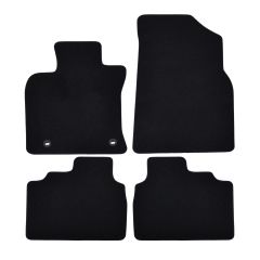 | Tapis de sol de qualité supérieure noir pour Toyota Camry depuis 2019 4 pcs, Ajustement Précis, Base Antidérapante, Avant et Arrière, Avec Attaches