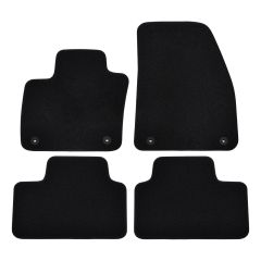 | Tapis de sol de qualité supérieure noir pour Volvo XC40 depuis 2018 4 pcs, Ajustement Précis, Base Antidérapante, Avant et Arrière, Avec Attaches