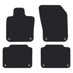 | Tapis de sol de qualité supérieure noir pour Volvo S90 / V90 depuis 2016 4 pcs, Ajustement Précis, Base Antidérapante, Avant et Arrière, Avec Attaches