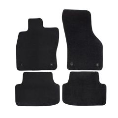 | Tapis de sol de qualité supérieure noir pour VW Golf 7 2012-2020 4 pcs, Ajustement Précis, Base Antidérapante, Avant et Arrière, Avec Attaches