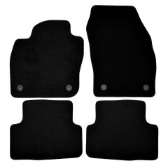 | Tapis de sol de qualité supérieure noir pour VW T-Cross depuis 2019 4 pcs, Ajustement Précis, Base Antidérapante, Avant et Arrière, Avec Attaches