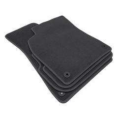 | Tapis de sol de qualité supérieure anthracite pour Ranger T6/T7 2012-2023 4 pcs, Ajustement Précis, Base Antidérapante, Couleur Anthracite, Avant et Arrière, Avec Attaches