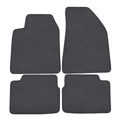 | Tapis de sol de qualité supérieure anthracite pour Alfa Romeo Giulietta 2010-2020 4 pcs, Ajustement Précis, Base Antidérapante, Couleur Anthracite, Avant et Arrière, Avec Attaches