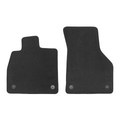 | Tapis de sol de qualité supérieure anthracite pour Audi TT 8S coupe depuis 2015 2 pcs, Ajustement Précis, Base Antidérapante, Couleur Anthracite, Avant et Arrière, Avec Attaches