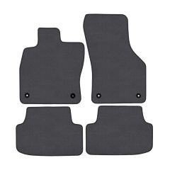 | Tapis de sol de qualité supérieure anthracite pour Audi A3 8V 2013-2020 4 pcs, Ajustement Précis, Base Antidérapante, Couleur Anthracite, Avant et Arrière, Avec Attaches