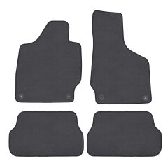 | Tapis de sol de qualité supérieure anthracite pour Audi TT 8J 2006-2014 4 pcs, Ajustement Précis, Base Antidérapante, Couleur Anthracite, Avant et Arrière, Avec Attaches