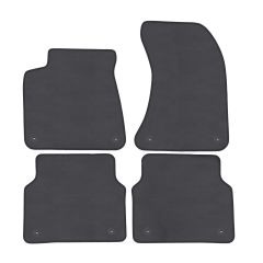 | Tapis de sol de qualité supérieure anthracite pour Audi A8 D4 2011-2017 4 pcs, Ajustement Précis, Base Antidérapante, Couleur Anthracite, Avant et Arrière, Avec Attaches