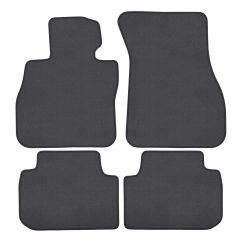 | Tapis de sol de qualité supérieure anthracite pour Bmw 1 F40 depuis 2019 4 pcs, Ajustement Précis, Base Antidérapante, Couleur Anthracite, Avant et Arrière, Avec Attaches