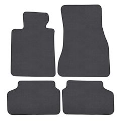| Tapis de sol de qualité supérieure anthracite pour Bmw 5 G30 G31 2018-2023 4 pcs, Ajustement Précis, Base Antidérapante, Couleur Anthracite, Avant et Arrière, Avec Attaches