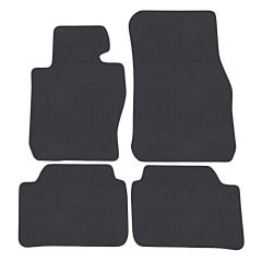 | Tapis de sol de qualité supérieure anthracite pour Bmw X1 E84 2009-2014 4 pcs, Ajustement Précis, Base Antidérapante, Couleur Anthracite, Avant et Arrière, Avec Attaches