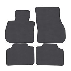 | Tapis de sol de qualité supérieure anthracite pour Bmw X1 U11 depuis 2022 4 pcs, Ajustement Précis, Base Antidérapante, Couleur Anthracite, Avant et Arrière, Avec Attaches