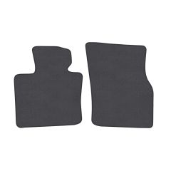 | Tapis de sol de qualité supérieure anthracite pour Mini Cooper depuis 2014 2 pcs, Ajustement Précis, Base Antidérapante, Couleur Anthracite, Avant et Arrière, Avec Attaches