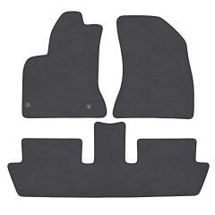 | Tapis de sol de qualité supérieure anthracite pour Citroen C4 Grand Picasso 2006-2013 (7 Places) 6 pcs, Ajustement Précis, Base Antidérapante, Couleur Anthracite, Avant et Arrière, Avec Attaches