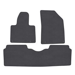 | Tapis de sol de qualité supérieure anthracite pour Citroen C5 2008-2017 4 pcs, Ajustement Précis, Base Antidérapante, Couleur Anthracite, Avant et Arrière, Avec Attaches