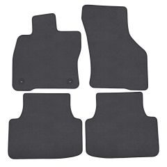 | Tapis de sol de qualité supérieure anthracite pour Cupra Cupra Formentor depuis 2020 4 pcs, Ajustement Précis, Base Antidérapante, Couleur Anthracite, Avant et Arrière, Avec Attaches