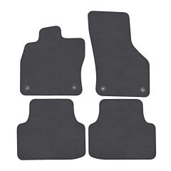 | Tapis de sol de qualité supérieure anthracite pour Cupra Cupra Leon depuis 2020 4 pcs, Ajustement Précis, Base Antidérapante, Couleur Anthracite, Avant et Arrière, Avec Attaches