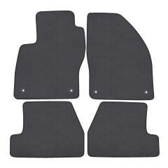 | Tapis de sol de qualité supérieure anthracite pour Ford Focus 2011-2017 4 pcs, Ajustement Précis, Base Antidérapante, Couleur Anthracite, Avant et Arrière, Avec Attaches