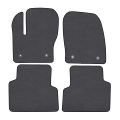 | Tapis de sol de qualité supérieure anthracite pour Ford Kuga 2013-2017 4 pcs, Ajustement Précis, Base Antidérapante, Couleur Anthracite, Avant et Arrière, Avec Attaches