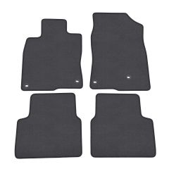 | Tapis de sol de qualité supérieure anthracite pour Honda Civic 2016-2021 (5 porte) 4 pcs, Ajustement Précis, Base Antidérapante, Couleur Anthracite, Avant et Arrière, Avec Attaches