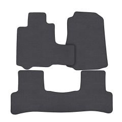 | Tapis de sol de qualité supérieure anthracite pour Honda CRV 2006-2012 4 pcs, Ajustement Précis, Base Antidérapante, Couleur Anthracite, Avant et Arrière, Avec Attaches