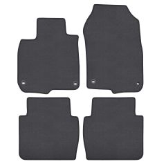 | Tapis de sol de qualité supérieure anthracite pour Honda C-RV 2017-2022 4 pcs, Ajustement Précis, Base Antidérapante, Couleur Anthracite, Avant et Arrière, Avec Attaches