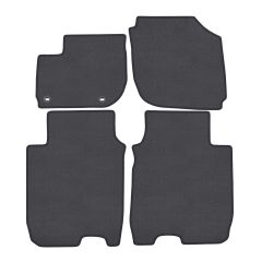 | Tapis de sol de qualité supérieure anthracite pour Honda HRV 2015-2021 4 pcs, Ajustement Précis, Base Antidérapante, Couleur Anthracite, Avant et Arrière, Avec Attaches