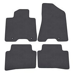 | Tapis de sol de qualité supérieure anthracite pour Hyundai Tucson 2015-2020 4 pcs, Ajustement Précis, Base Antidérapante, Couleur Anthracite, Avant et Arrière, Avec Attaches