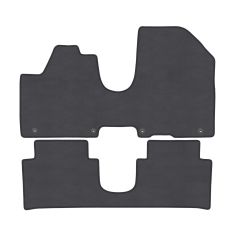 | Tapis de sol de qualité supérieure anthracite pour Hyundai IONIQ 5 depuis 2021 4 pcs, Ajustement Précis, Base Antidérapante, Couleur Anthracite, Avant et Arrière, Avec Attaches